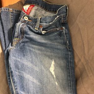 Lucky Brand Distressed Denim “Rider” style